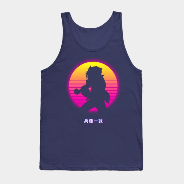 Issei Hyoudou - Retro Tank Top by The Artz